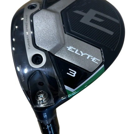 Left Hand Callaway Elyte #3 Wood 15deg Regular Flex -used excellent condition