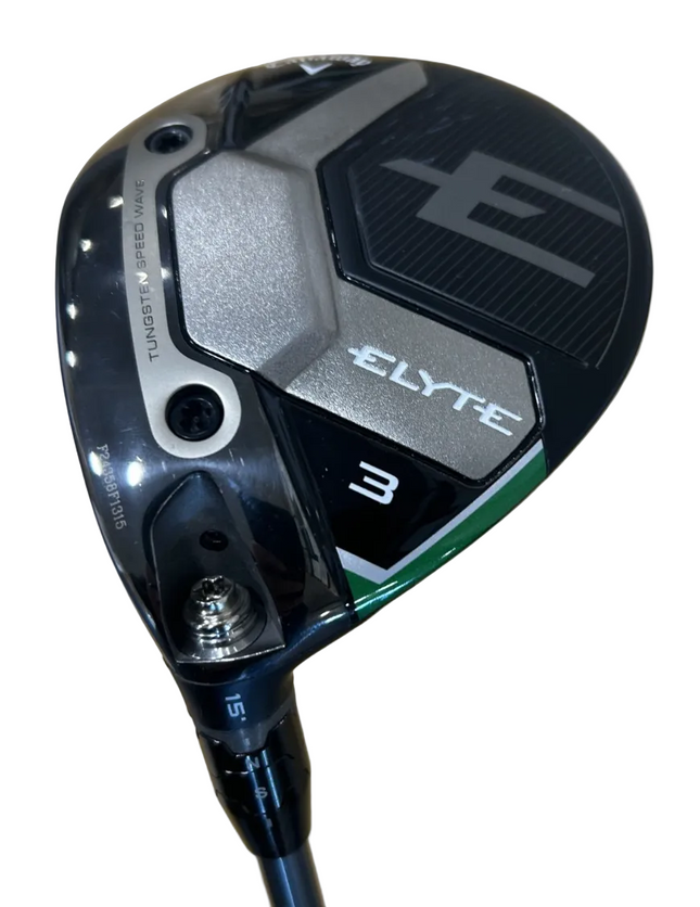 Left Hand Callaway Elyte #3 Wood 15deg Regular Flex -used excellent condition