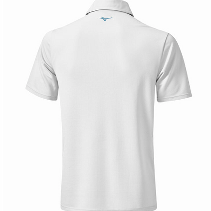 Mizuno Mens Move Tech Polo Shirt Winter Warm Short Sleeve Golf -BLACK or WHITE