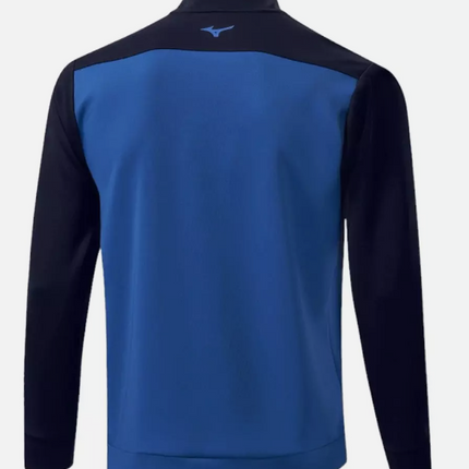 MIZUNO RB 1/4 ZIP MENS GOLF PULLOVER / BLUE WHITE BLACK